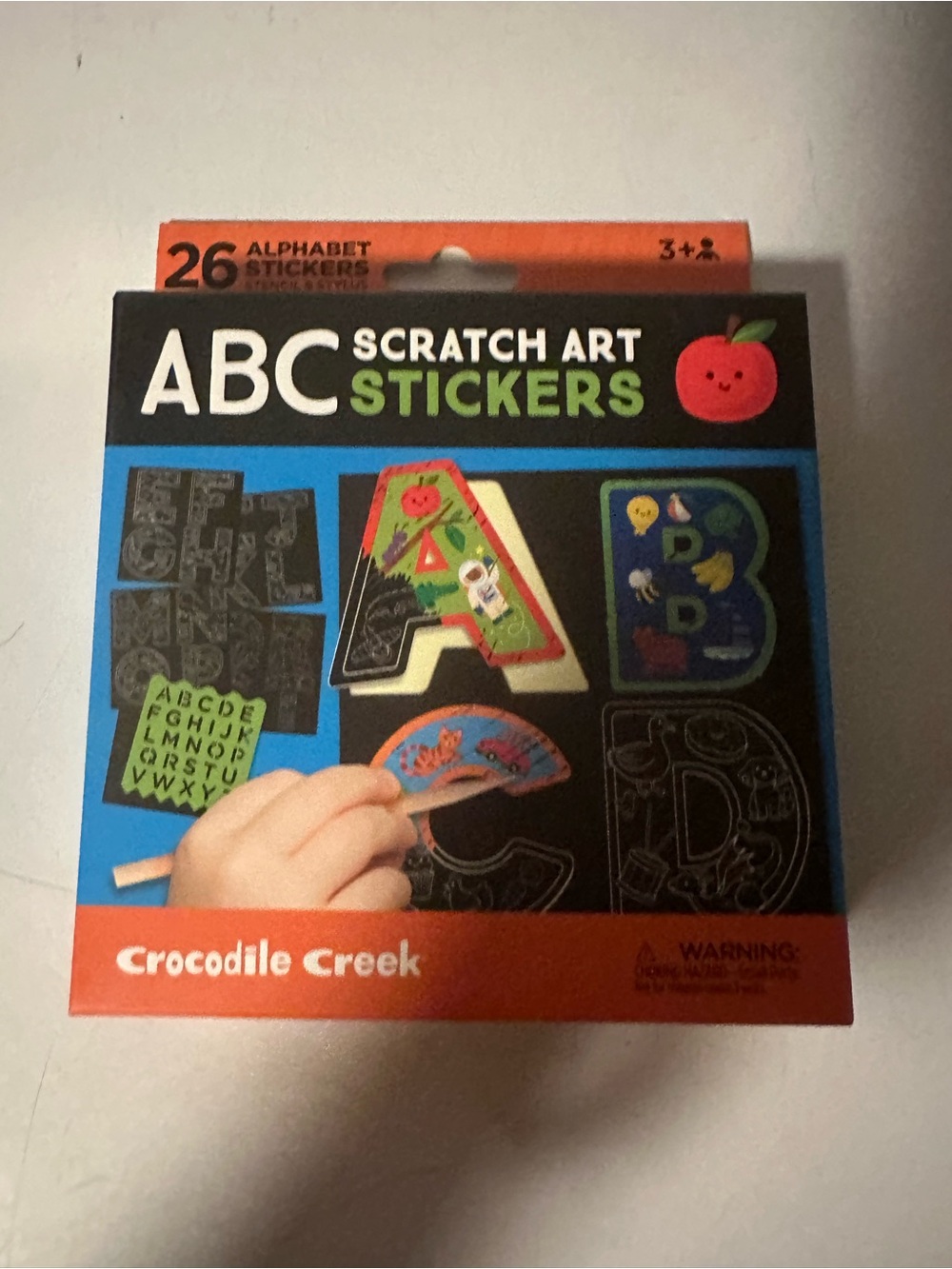 Crocodile Creek ABC Scratch Art Stickers - Bright Multi